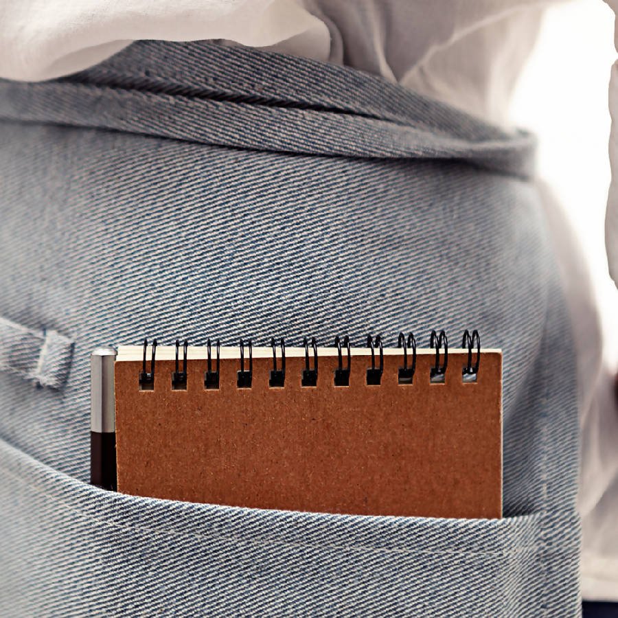 Blue Waist Apron - Hair Taxi Online Barber and Beauty Supply Store