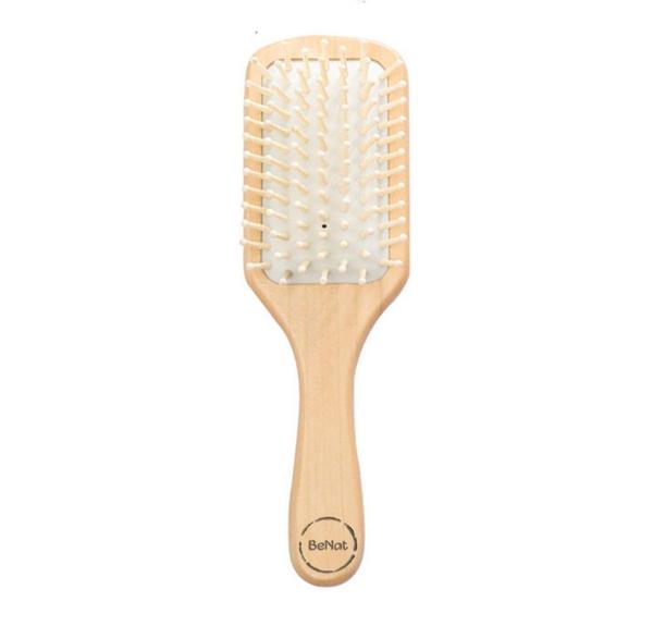 Natural Wooden Detangling Hair Brush - Hair Taxi Online Barber and Beauty Supply Store