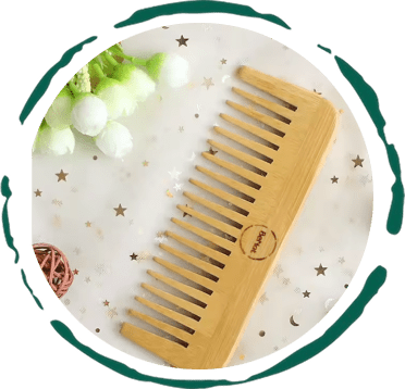 All - Natural Bamboo Hair Comb - Hair Taxi Online Barber and Beauty Supply Store