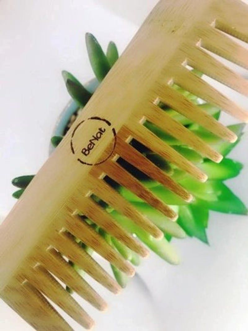 All - Natural Bamboo Hair Comb - Hair Taxi Online Barber and Beauty Supply Store