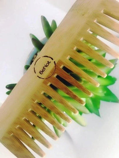 All - Natural Bamboo Hair Comb - Hair Taxi Online Barber and Beauty Supply Store