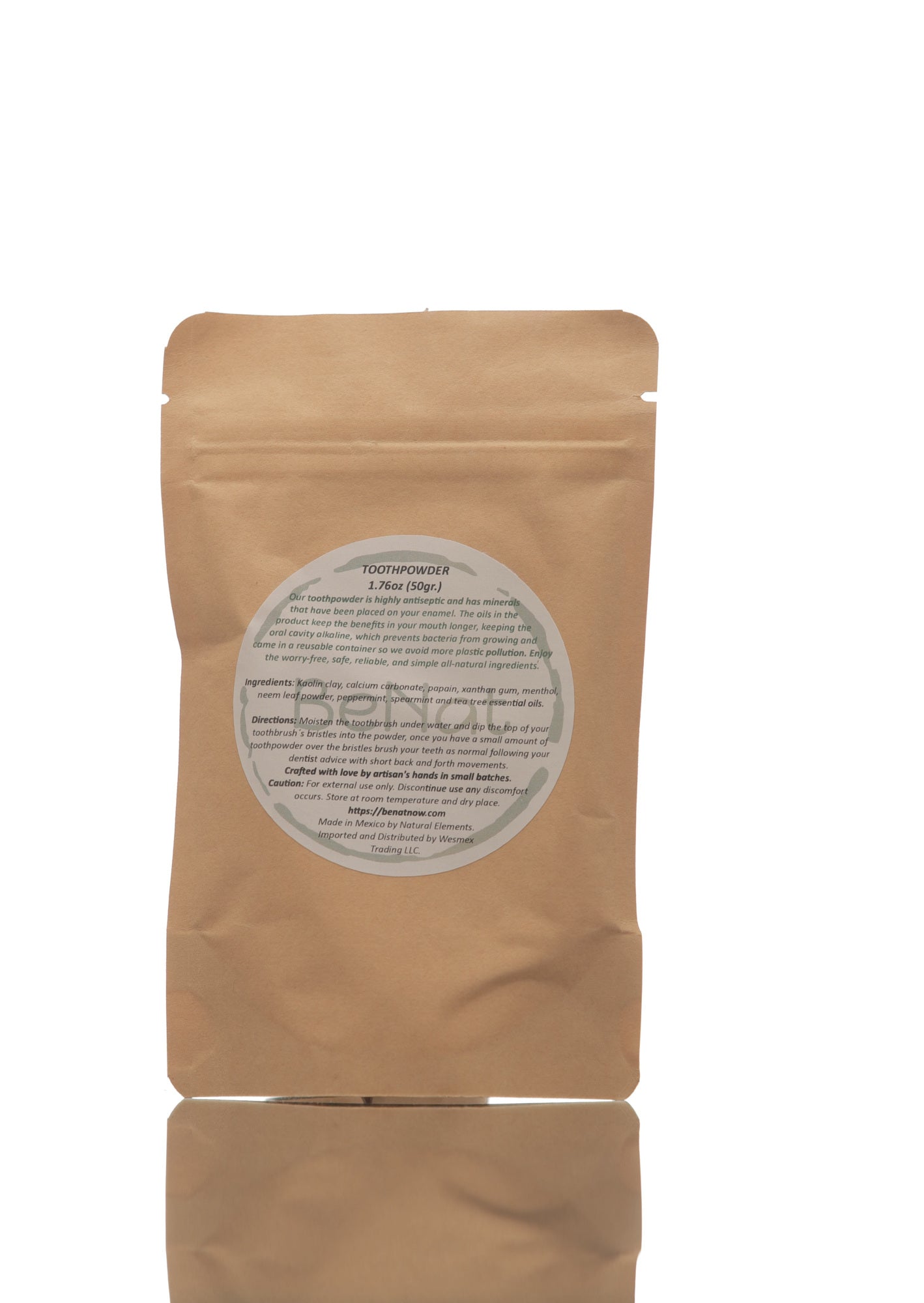 All - Natural Tooth Powder. Eco - Friendly. - Hair Taxi Online Barber and Beauty Supply Store