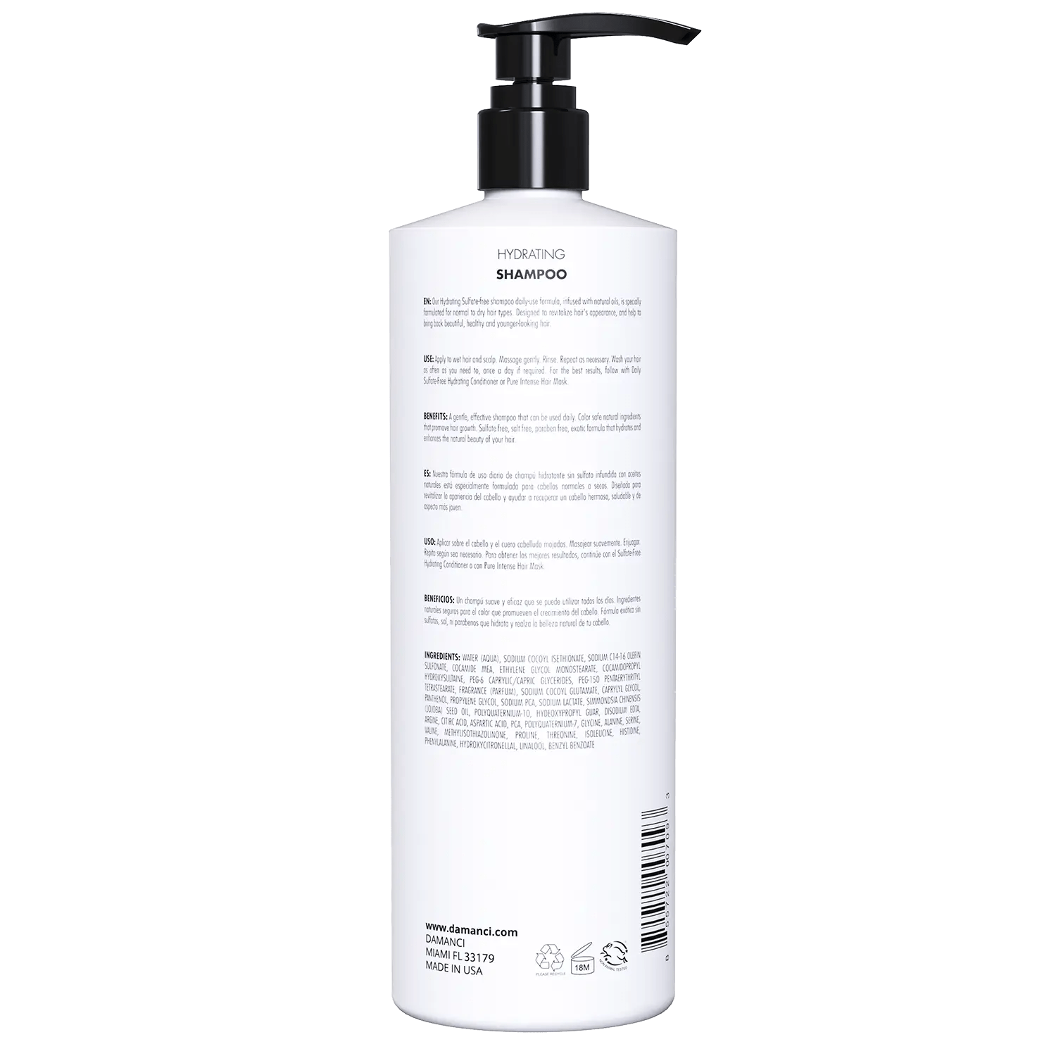 Hydrating Shampoo - Hair Taxi Online Barber and Beauty Supply Store