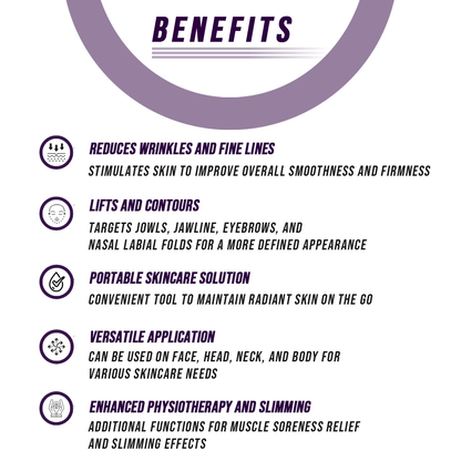 Microcurrent Facial Toning Massager - Hair Taxi Online Barber and Beauty Supply Store