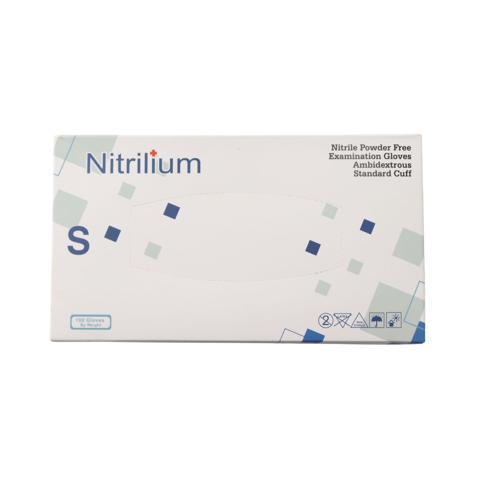 Nitrile Gloves - 1 Box (100% Pure Non Blend Nitrile Patient Examination Gloves/ FDA 510(K), 4Mil - Nitrilium) - Hair Taxi Online Barber and Beauty Supply Store