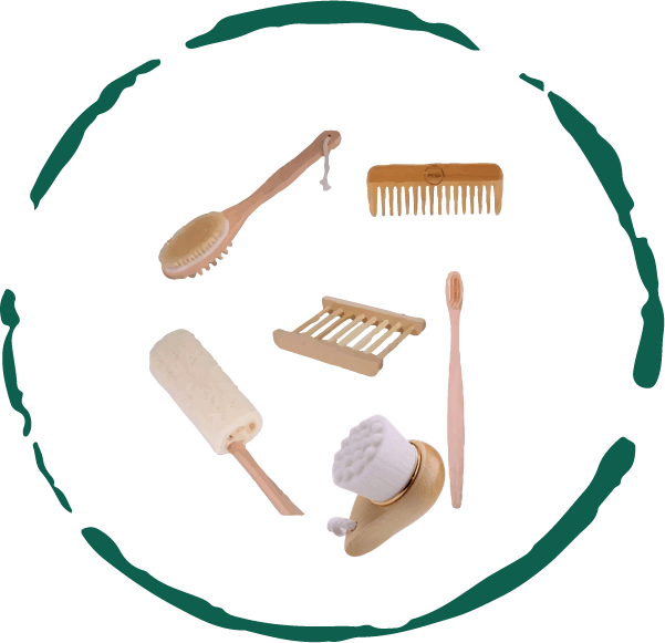Zero - Waste Bath Accessories Bundle - Hair Taxi Online Barber and Beauty Supply Store