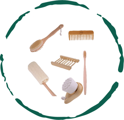 Zero - Waste Bath Accessories Bundle - Hair Taxi Online Barber and Beauty Supply Store
